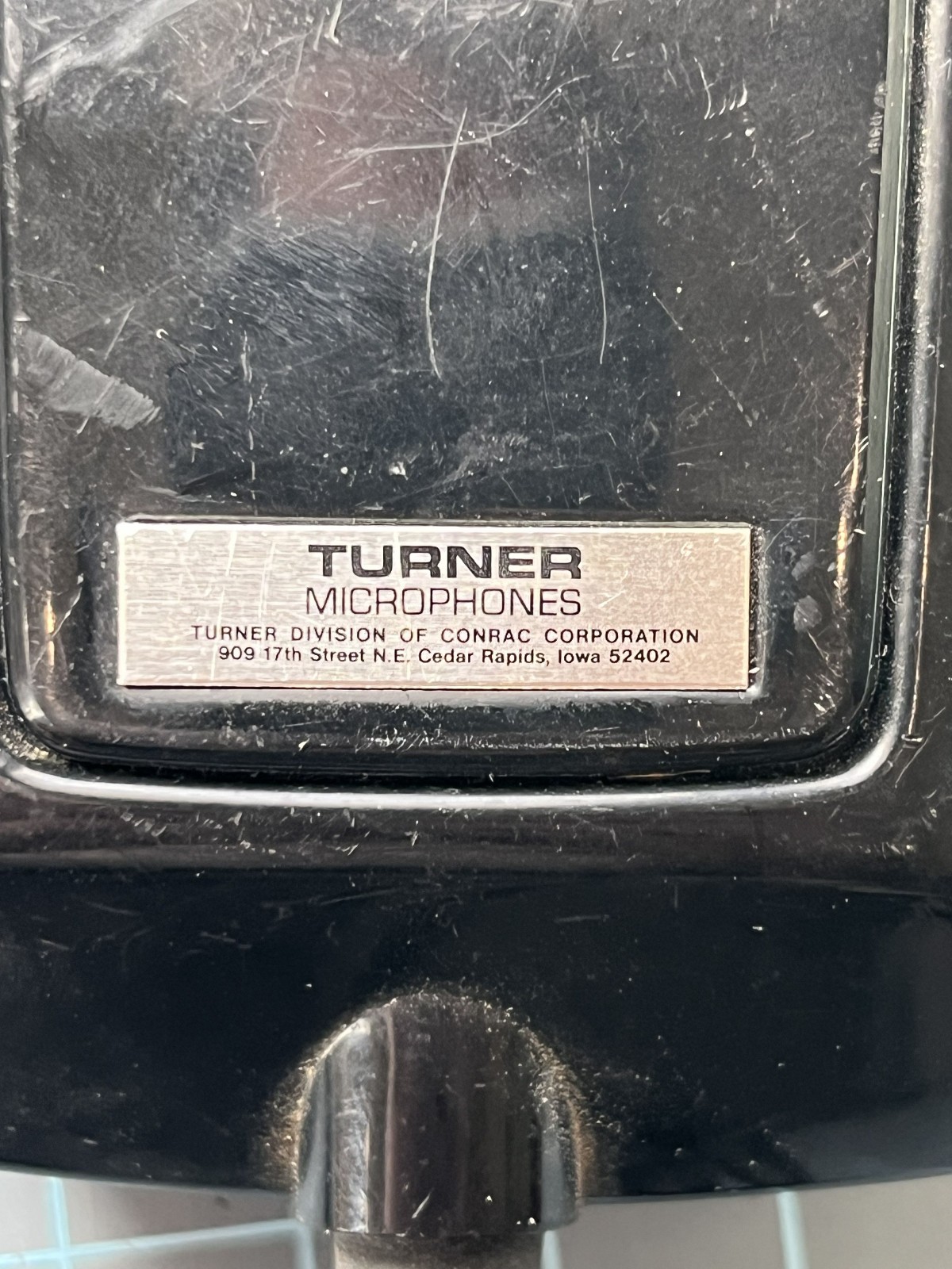 Vintage Turner +3 CB Microphone Power Mic LO/HI Gain – 4 Pin Plug - Untested