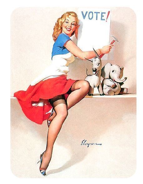 Pinup Girl Sticker Decal
