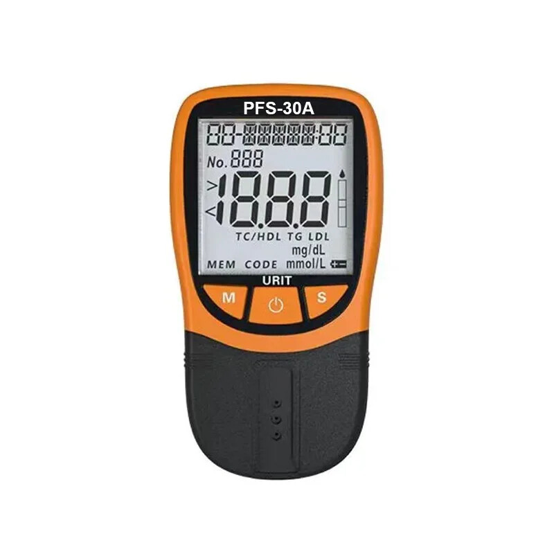 URIT 5 In1 Blood Lipid Tester Analyzer Cholesterol Triglycerid With 20pcs Strips