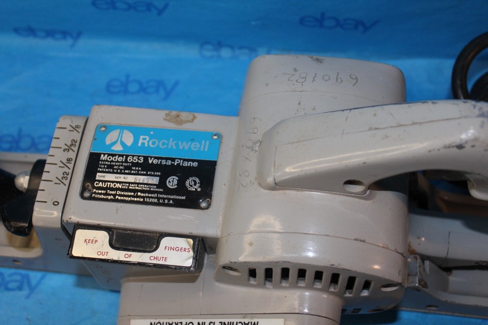 Rockwell Model 653 Versa Plane Plainer