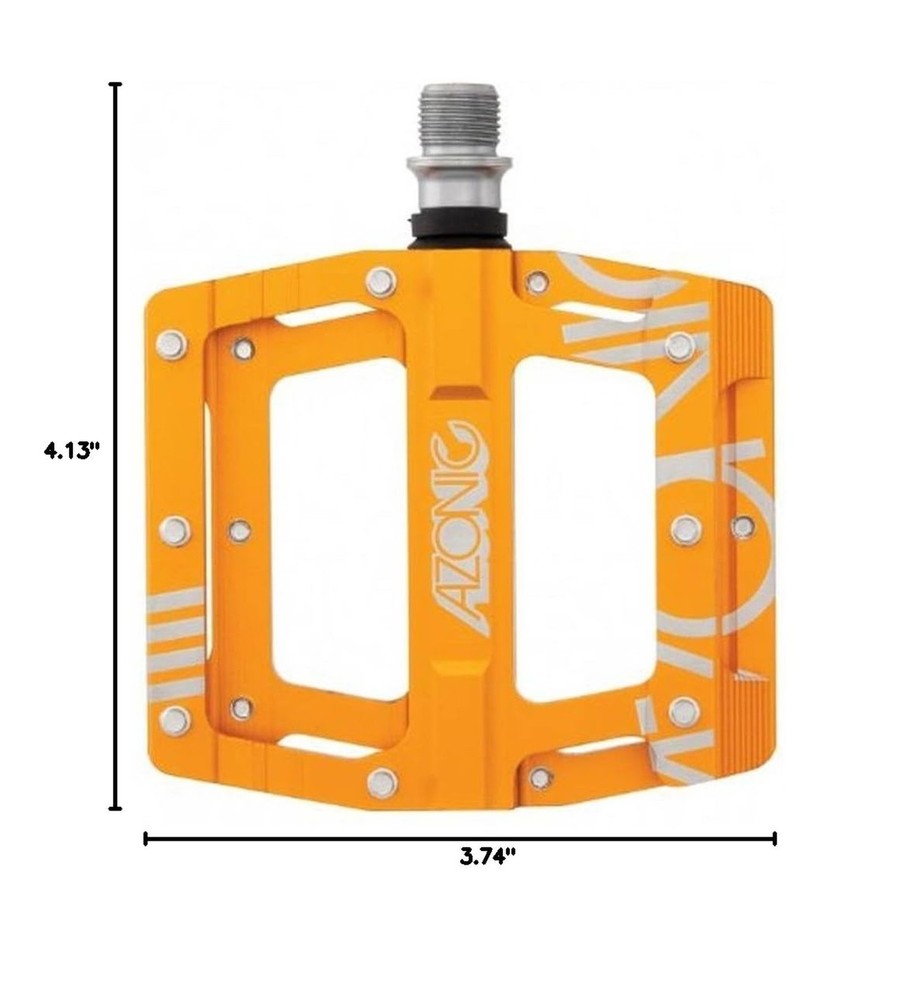 Azonic DMX Pedal Orange/Silver