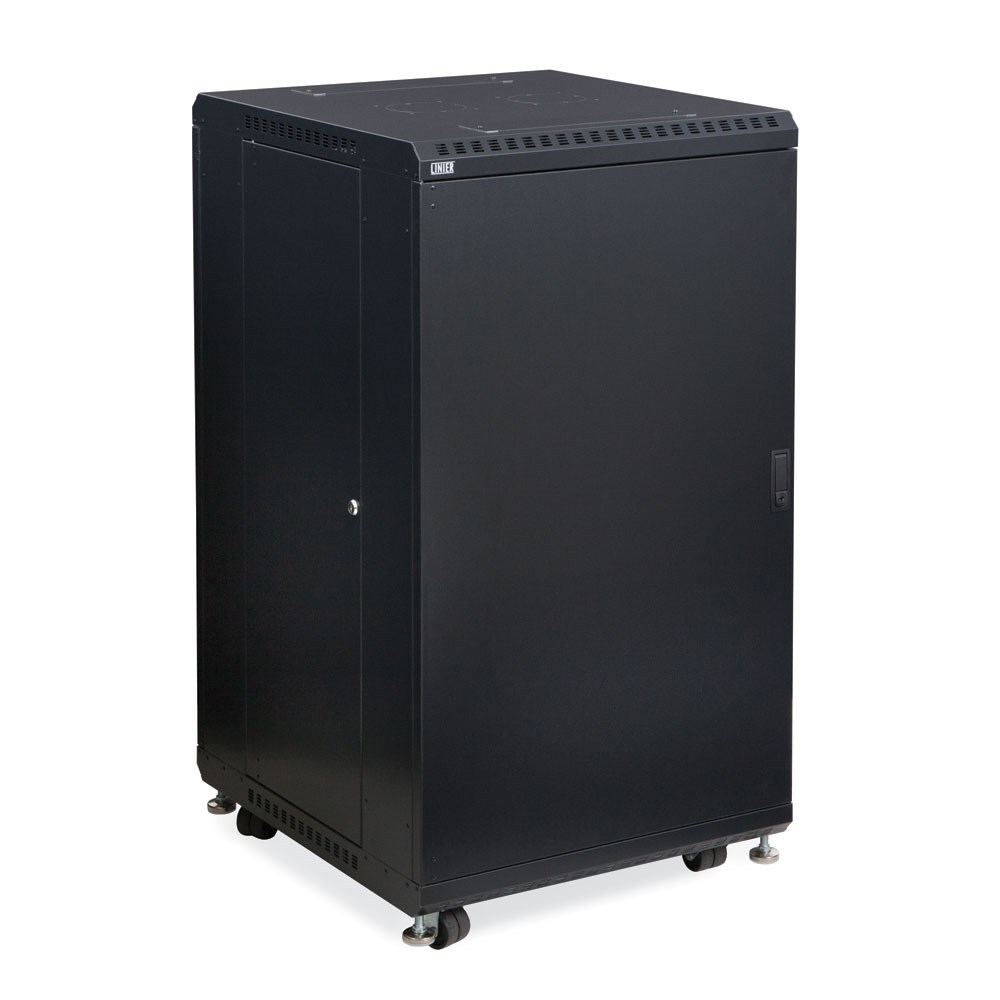 Kendall Howard 22U LINIER® Server Cabinet Solid/Vented 24"- Depth 3106-3-024-22