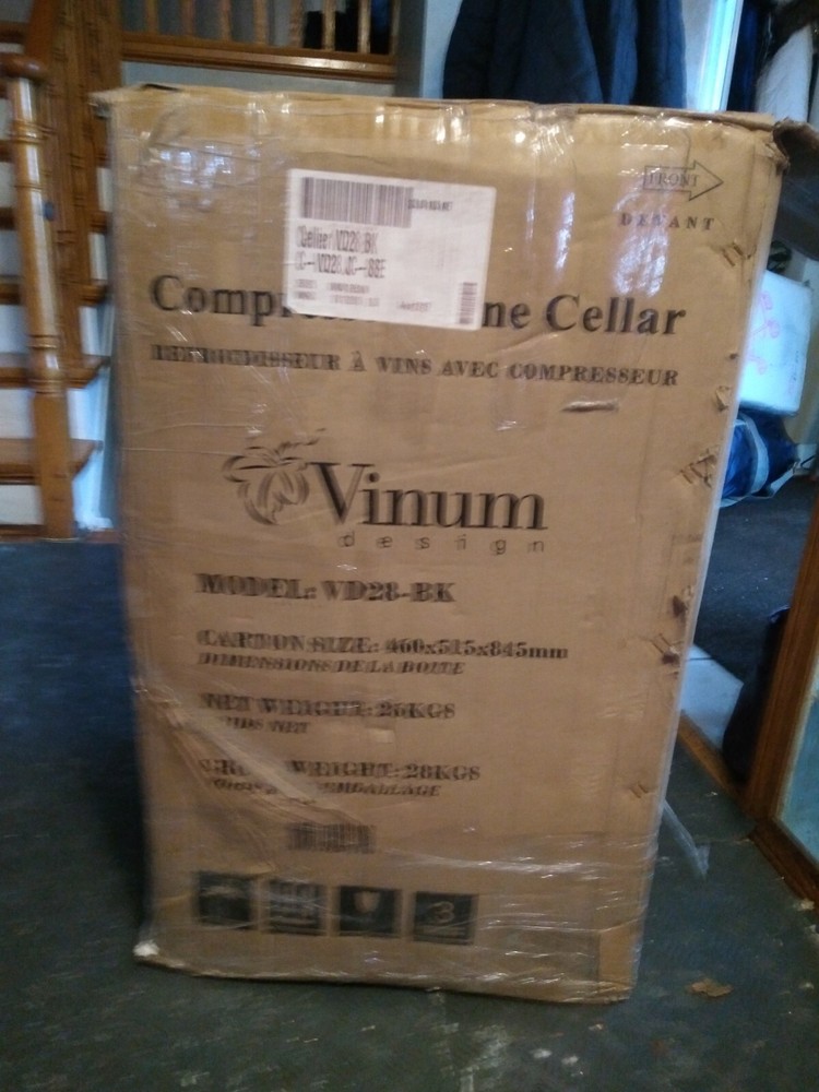 VINUM DESIGN VD28-BK WINE CELLAR $799