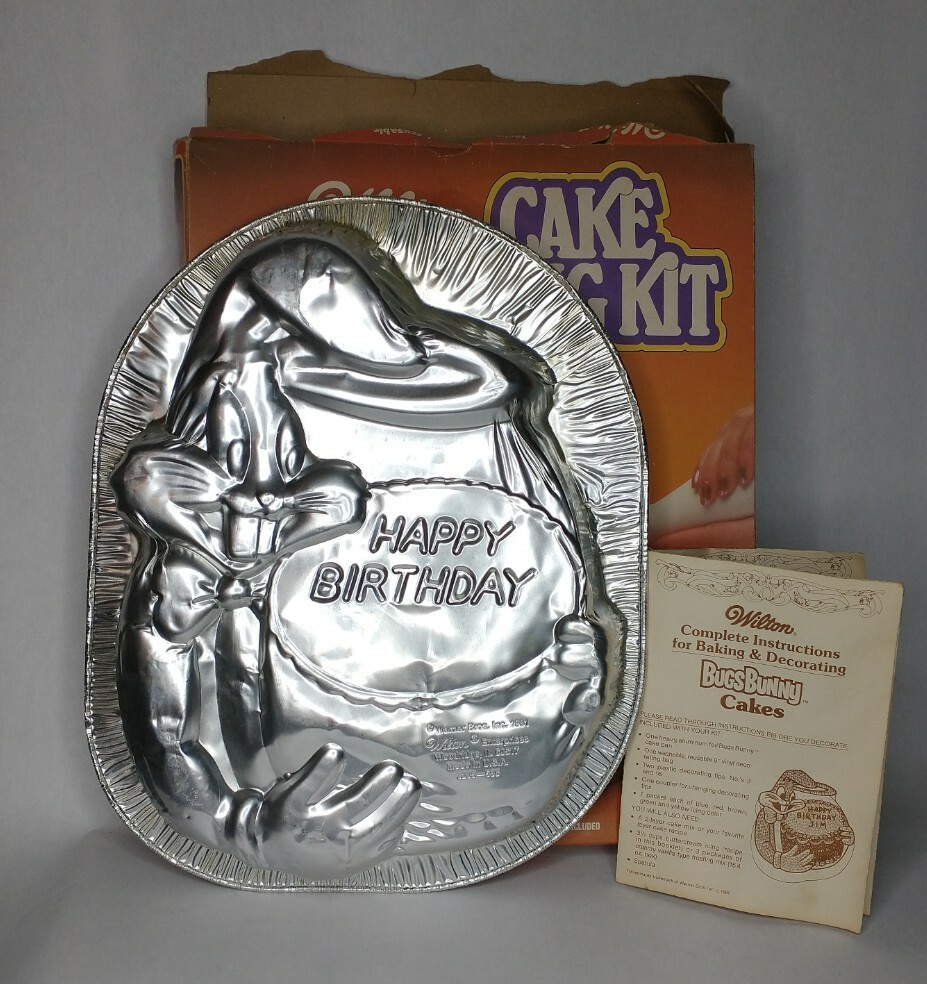 Bugs Bunny Wilton Cake Decorating Kit Vintage 1981 Cake Pan Only