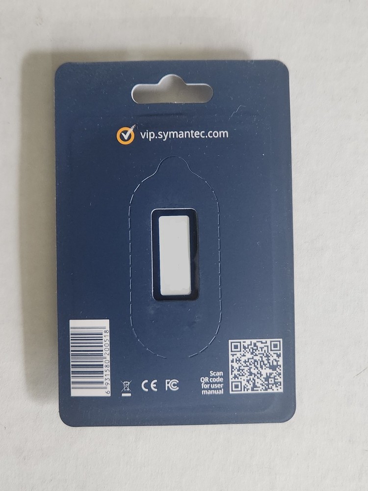 Symantec VIP Hardware Authenticator – OTP One Time Password Display Token