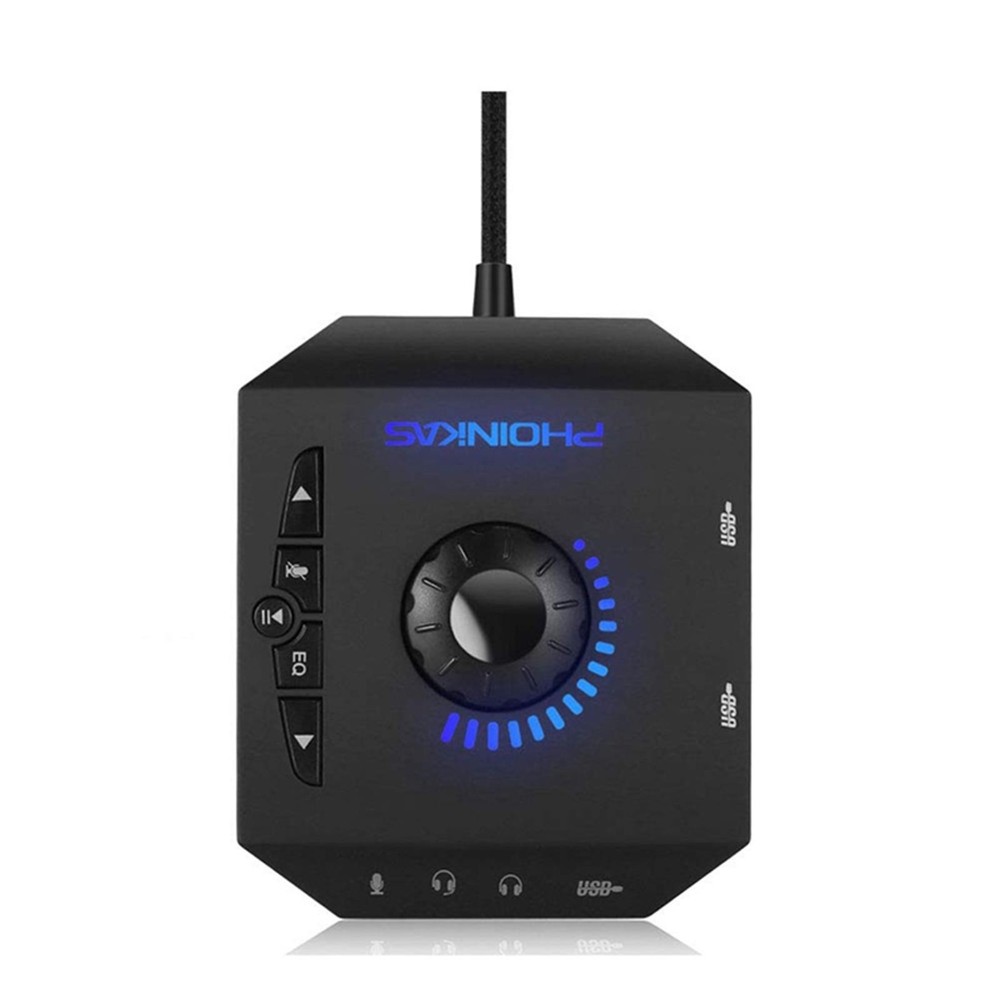 Multi-port Computer USB Sound Card 7.1 Channel Audio Converter Audio Interface