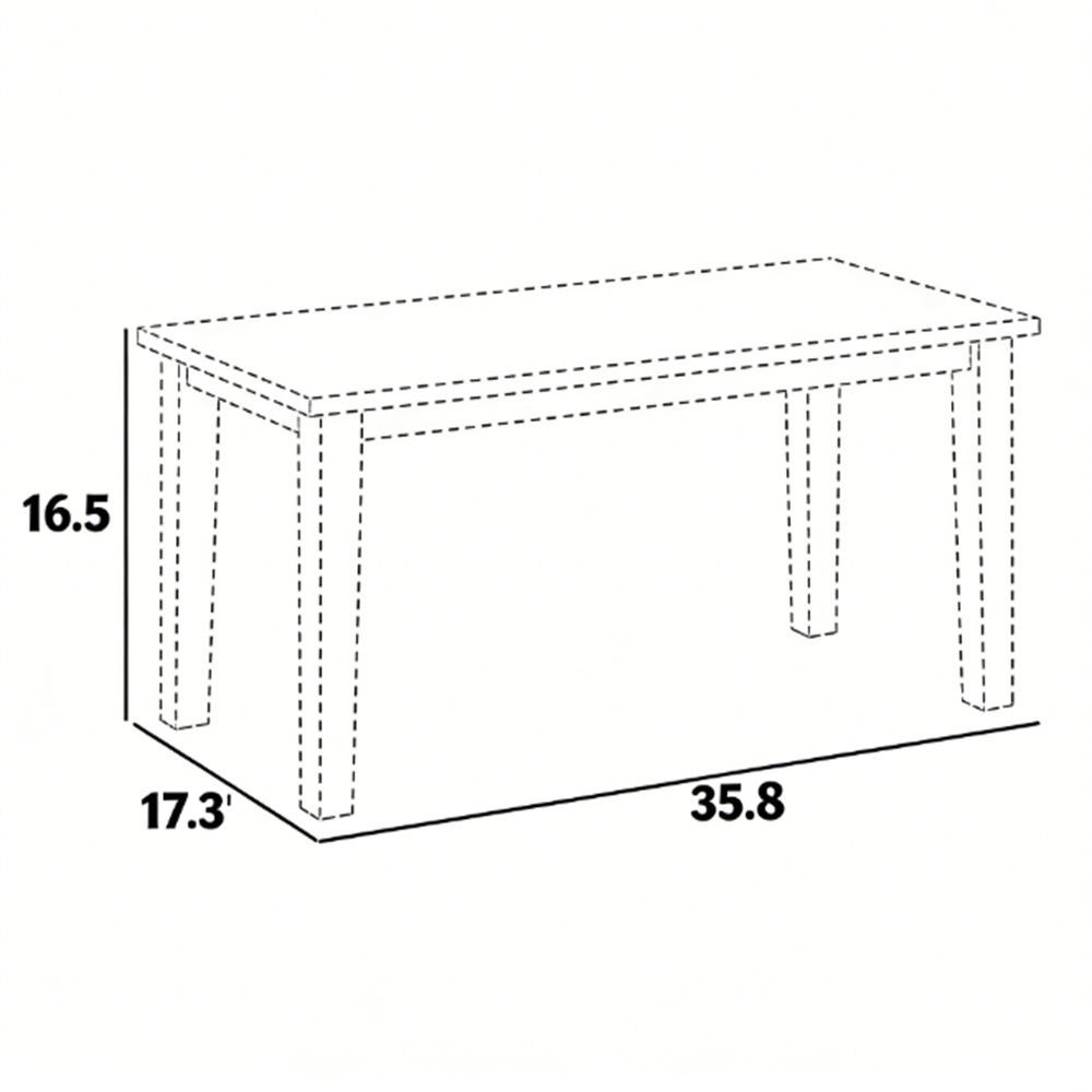 Rectangular dining table, outdoor coffee table & terrace table