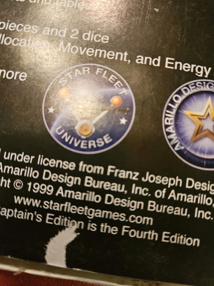 Star Fleet Battles:captains Edition Basic Set