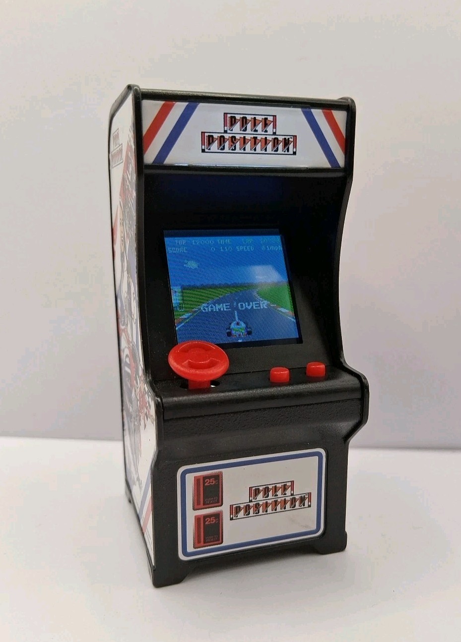 2019 Super Impulse Micro Arcade Pole Position Keychain Tested/Works