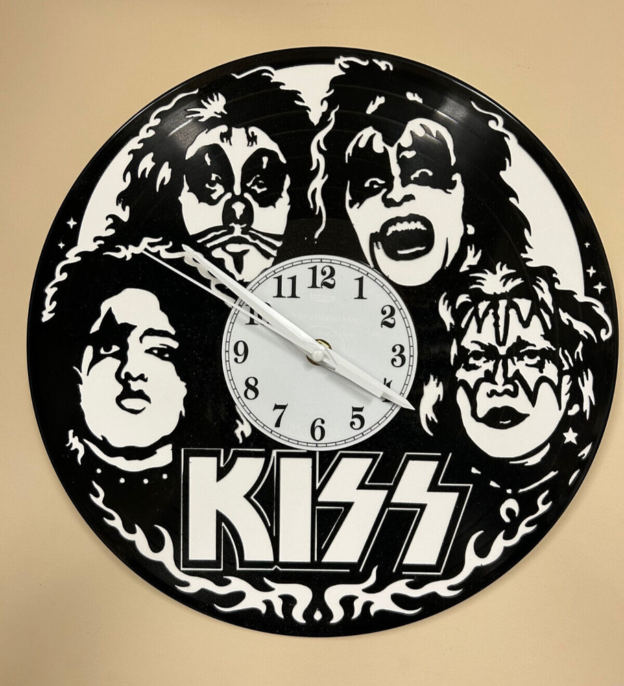 Vinyl Record Album Wall Clock - KISS