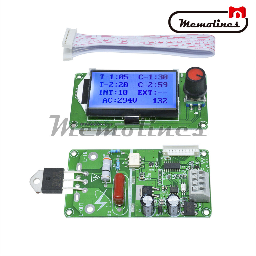 Double 40A/100A Pulse Encoder 12864 LCD Display Spot Welder Control Board