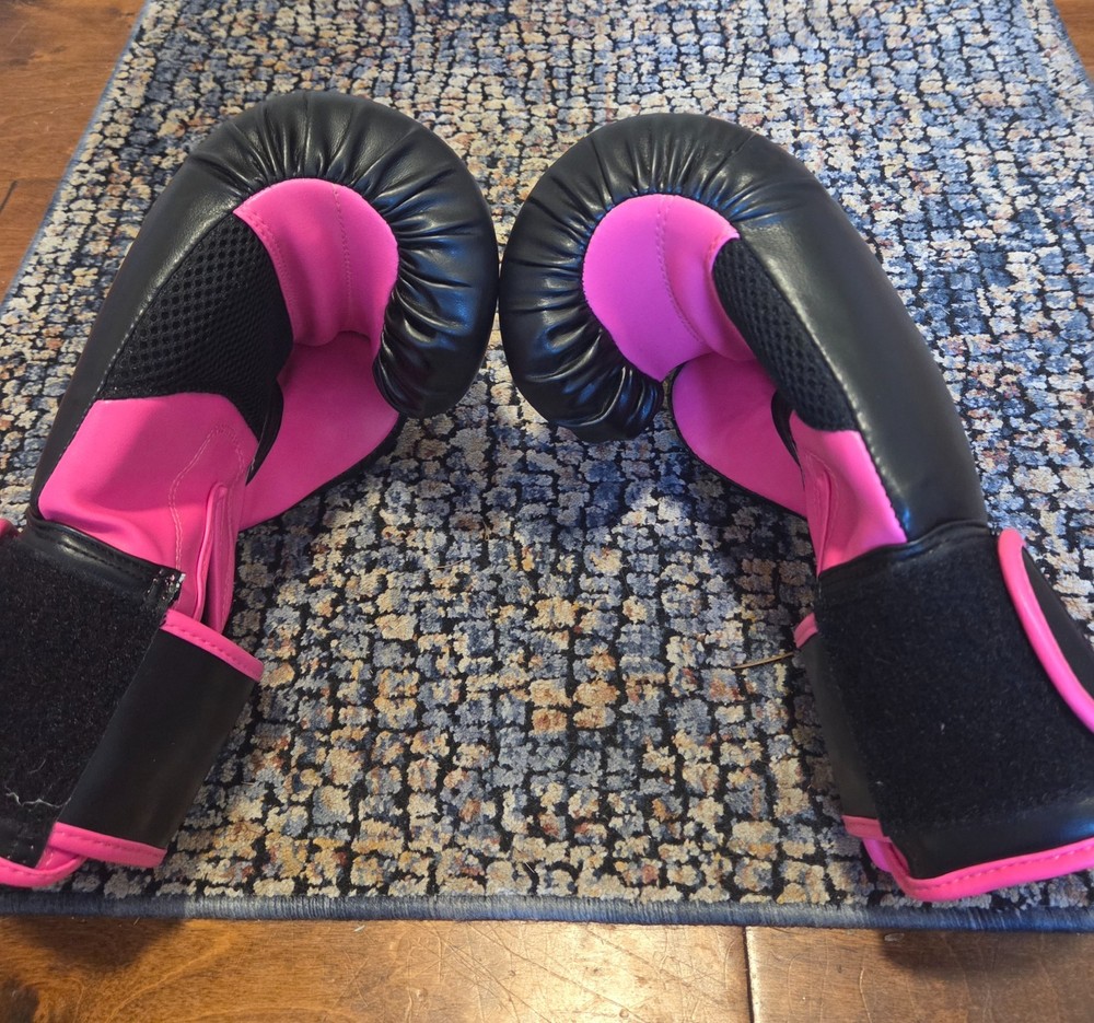 Pink & Black Boxing Gloves