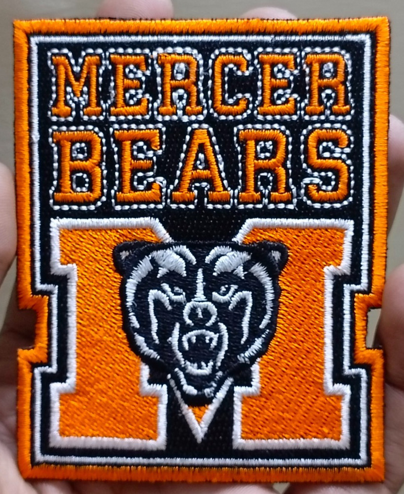 Mercer Bears NCAA Team Logo Iron On Patch - Sew Patch - Embroidered Patch