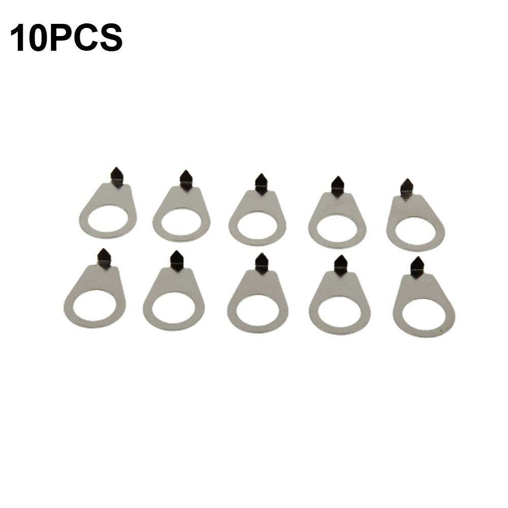 10Pcs Guitar Knobs Pointer Plate Indicator Washers for Gibson LP Electric Guitar