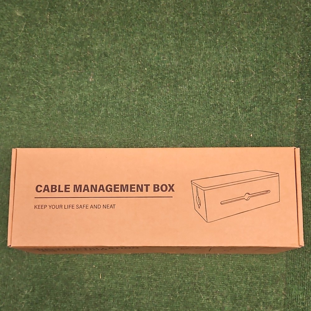 Cinati Cable Management Box. Color Walnut New Never Been Opened.