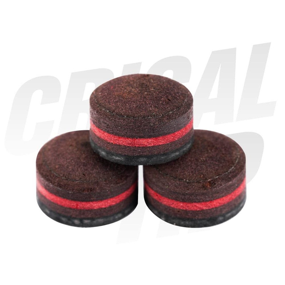 Pool Cue Tips 5 Layer Pool Stick Tips (Hardness Soft/Medium/Hard) Billiard Cu...