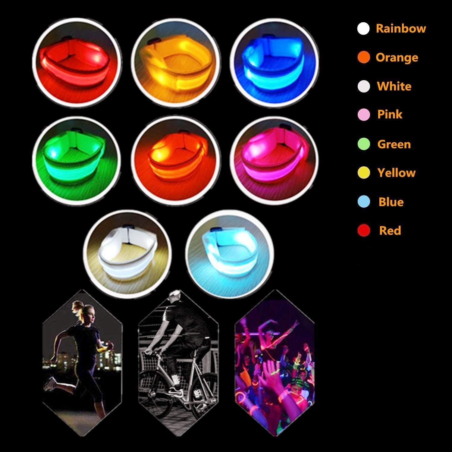 8 PCS LED Glow Bracelets, Light Up Bracelets for Kids Adults - Christmas Glow...