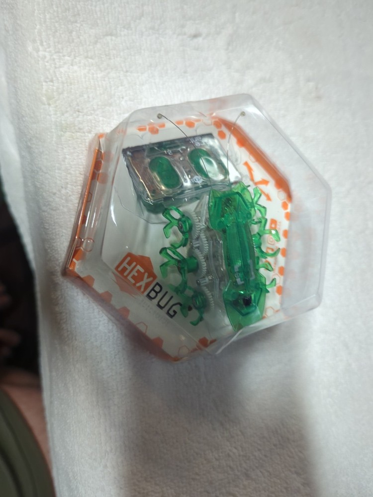 HEXBUG Battery Powered Robot Micro Robotic Hex Bug Green Beetle New