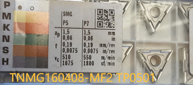 10 PCS  ORIGINAL  INSERTS      TNMG160408-MF2 TP0501
