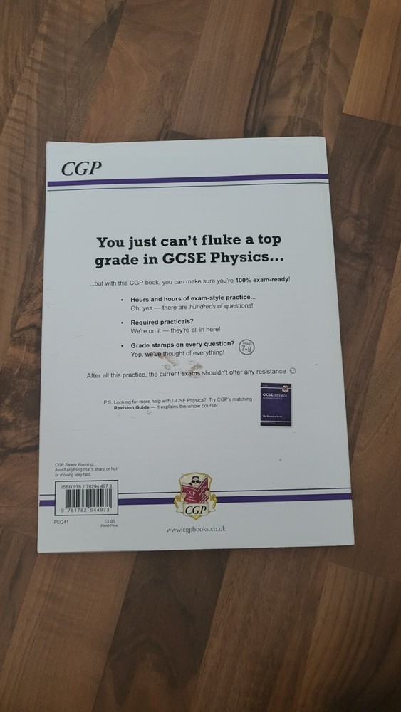 CGP GCSE Physics Edexcel (9-1) Exam Practice Workbook