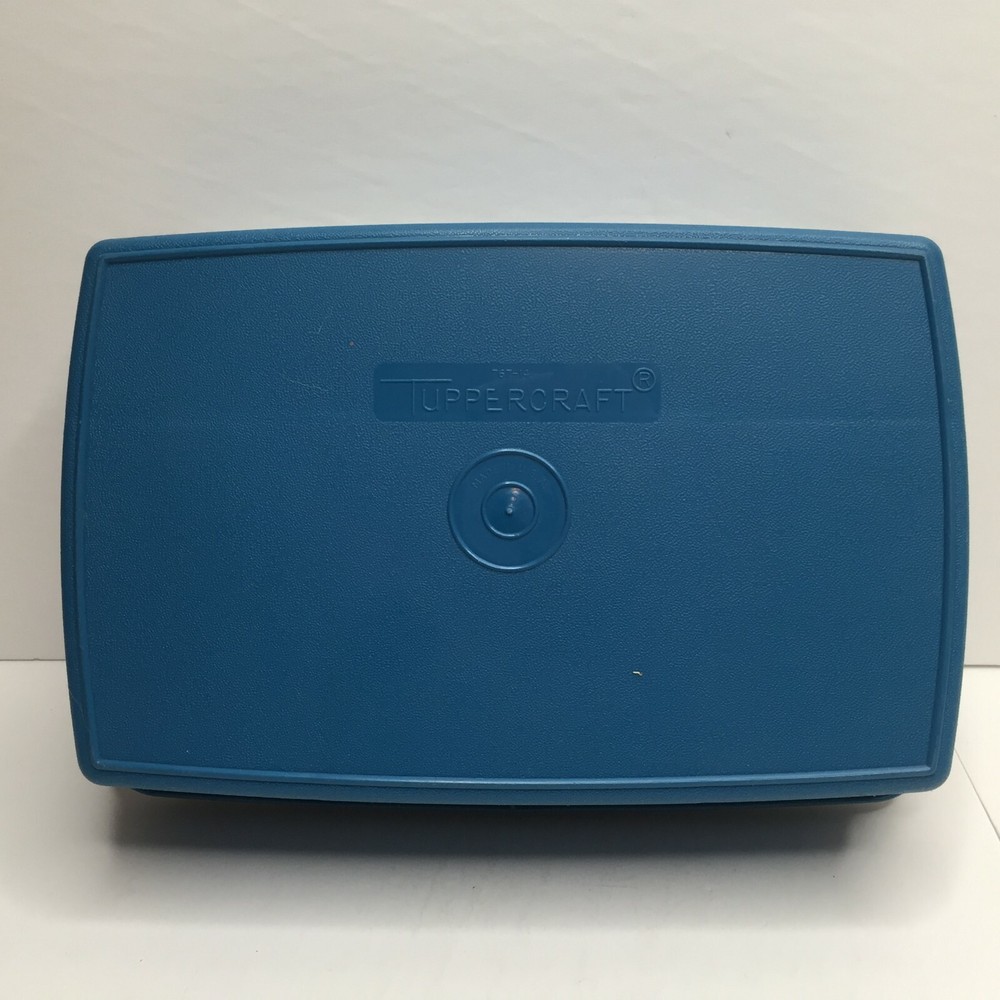 Vintage Tupperware Tuppercraft Rectangle Food Container Box Storage Organizer
