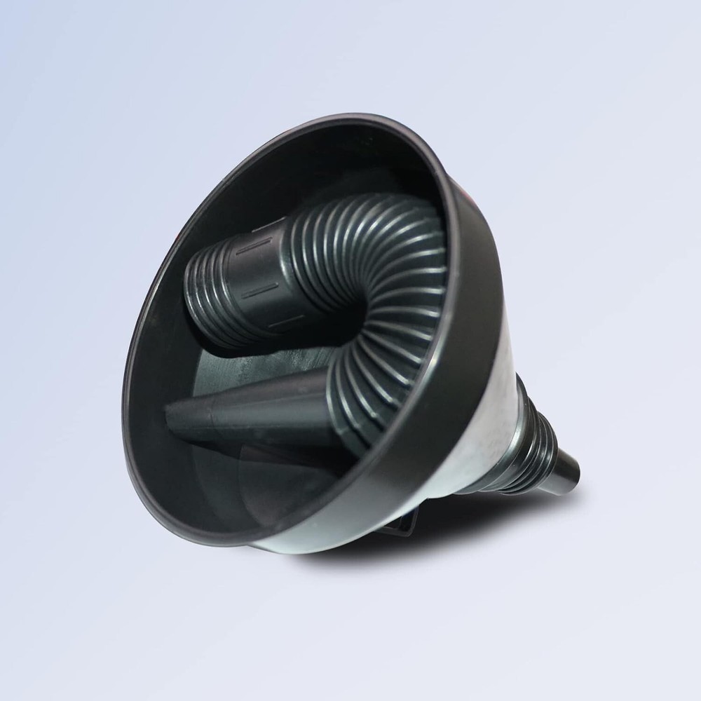 Rapid Filling Oil Funnel Set with Long Hose & Filter - Multi-Use Solution