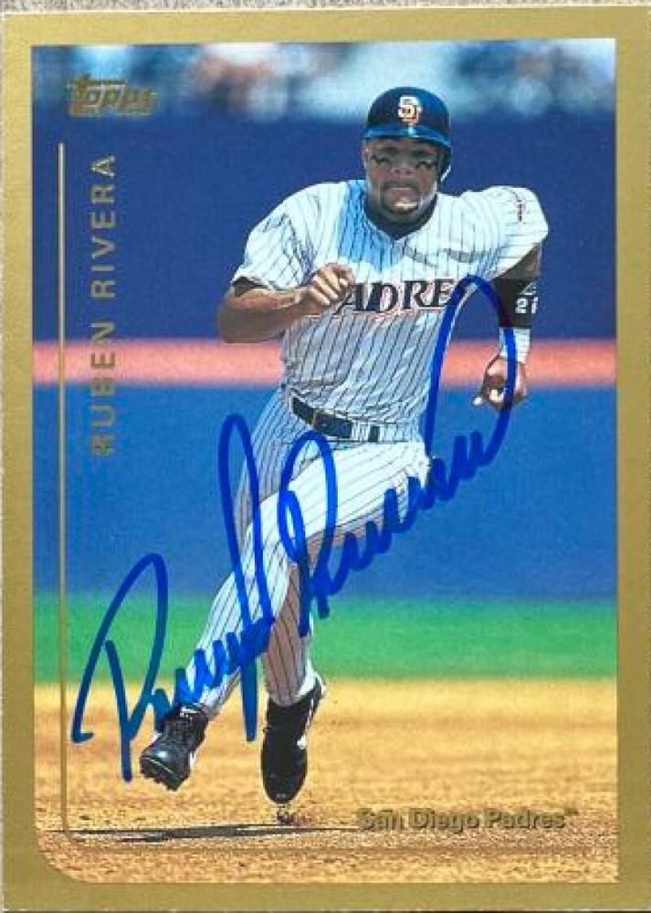 Ruben Rivera Autographed 1999 Topps #249