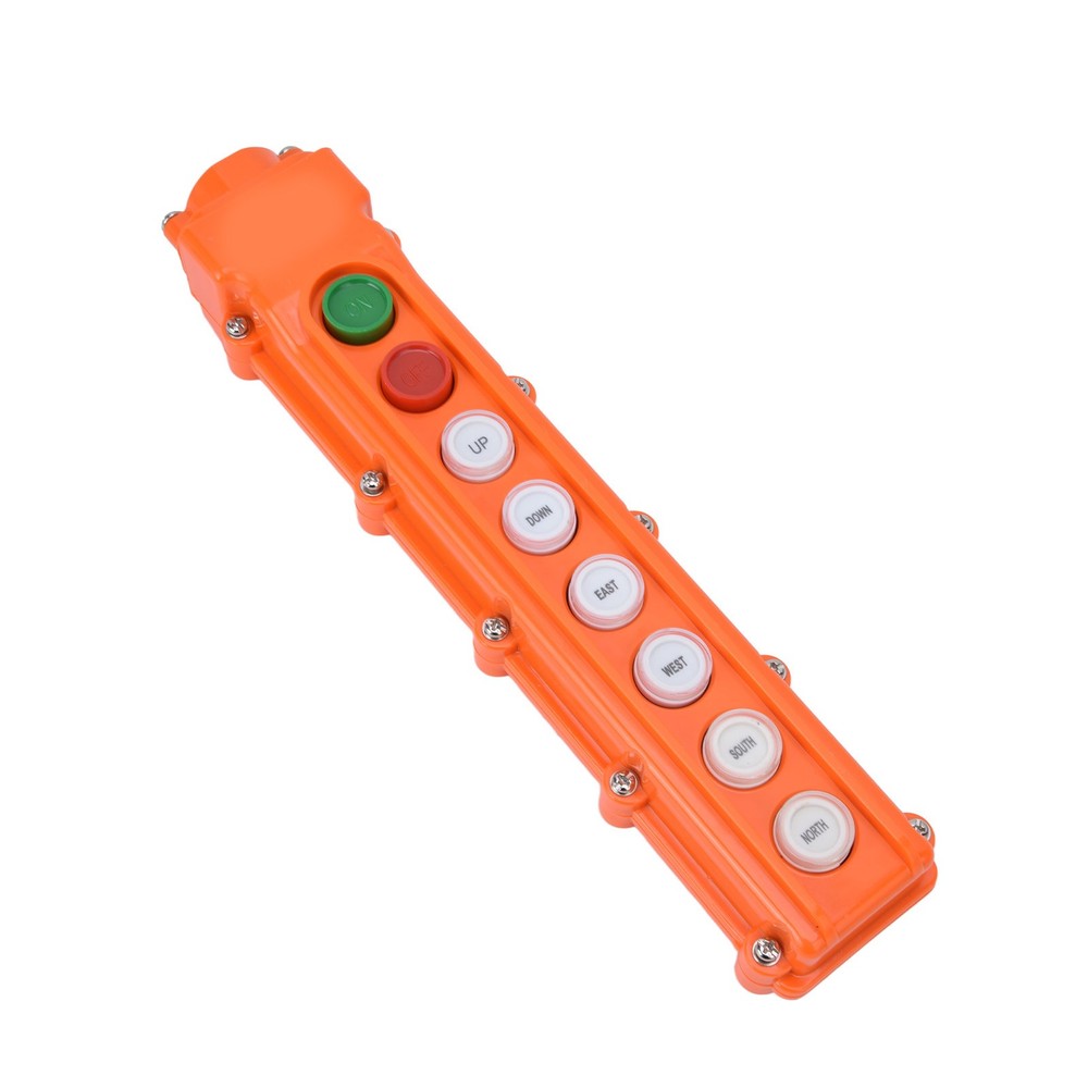 Crane Remote Control Hoist Switch Push Button Box Controller Rainproof 220V/ NY