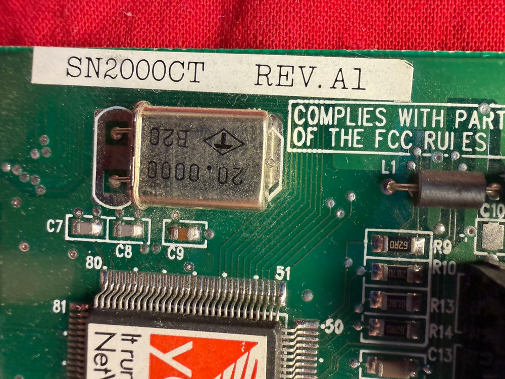 ETHERNET ADAPTER SN2000CT REV A1
