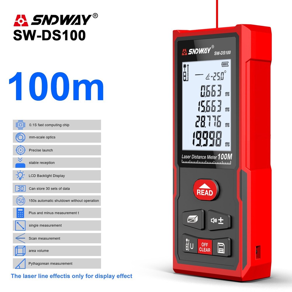 Laser Rangefinder Accurate Digital Laser Rangefinder Handheld Distance Meter