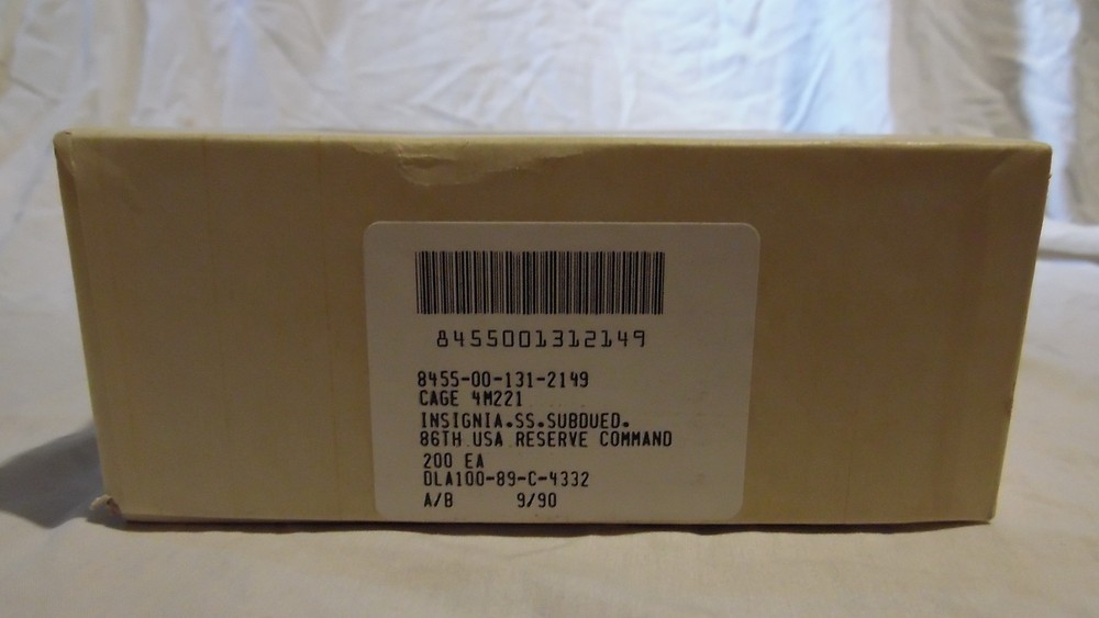 200 US Army 86th Reserve Command Patches