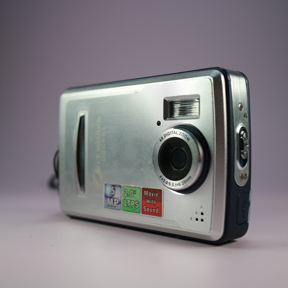 IT Works Digital Camera DSC-551 5.1MP Silver Tested