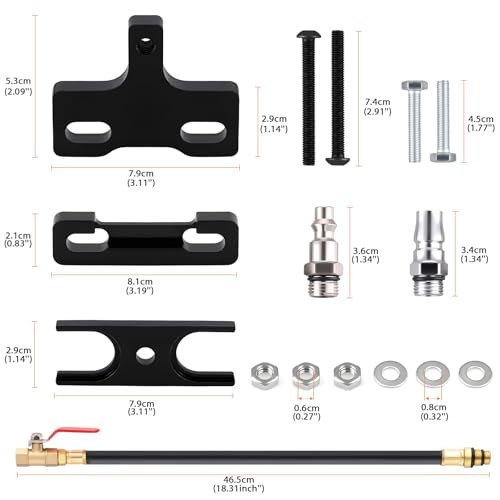 67605 Valve Spring Compressor & Air Valve Holding Hose Tool, Engine Valve