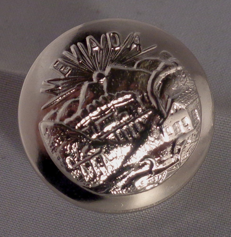 Nevada state seal LARGE Silver Uniform Buttons NV
