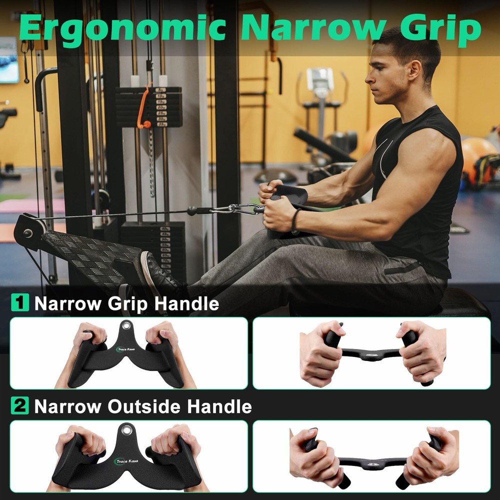 LAT Pulldown Attachments LAT Pull Down Bar Cable Machine Attachment Home Gym ...