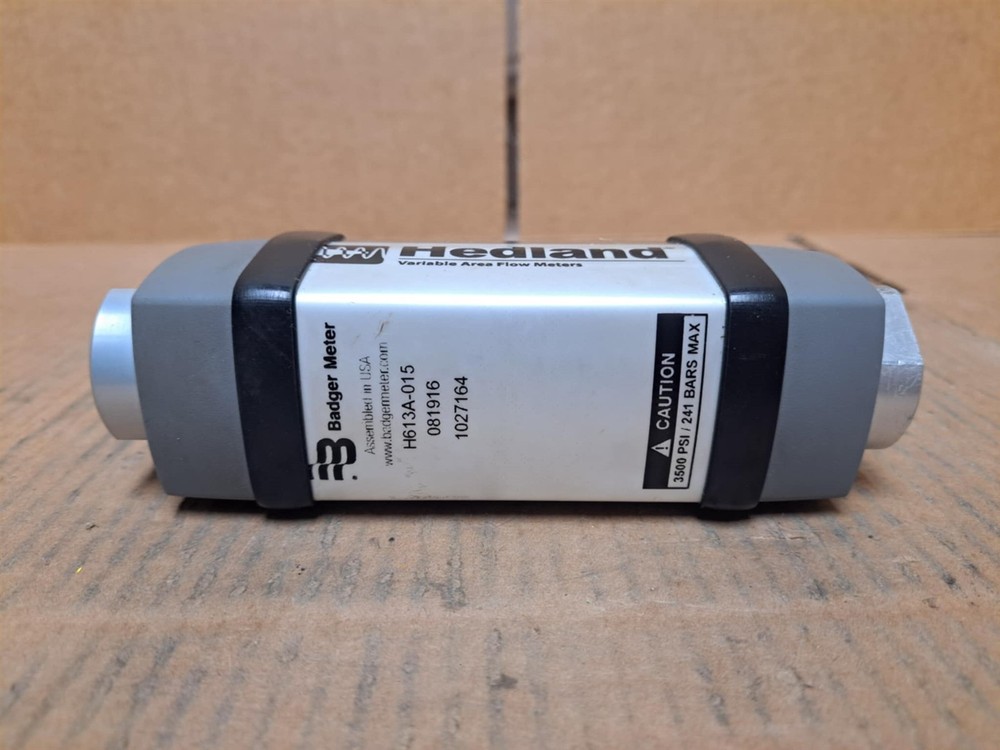 Hedland Badger Meter Variable Area Flow Meter Part No. H613A-015