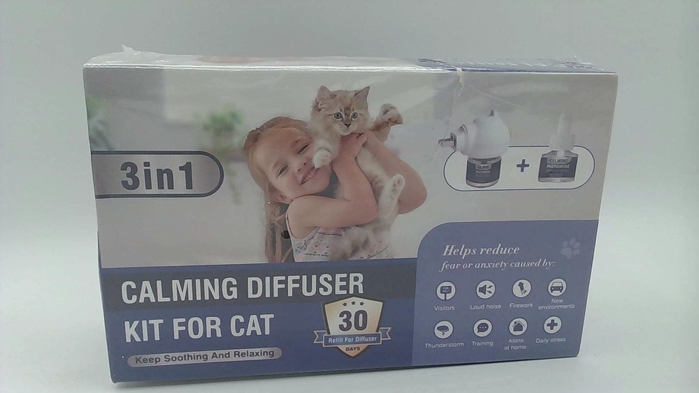 WyuuKi Cat Enhanced Calming Pheromone 30 Days Diffuser Refill 48ml
