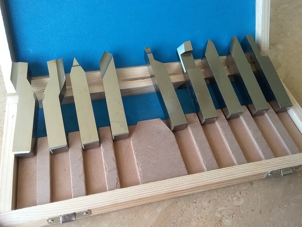 5/8" shank 9pcs/set Solid HSS tool bits offset cranked turning #Z-2662-2006-IN