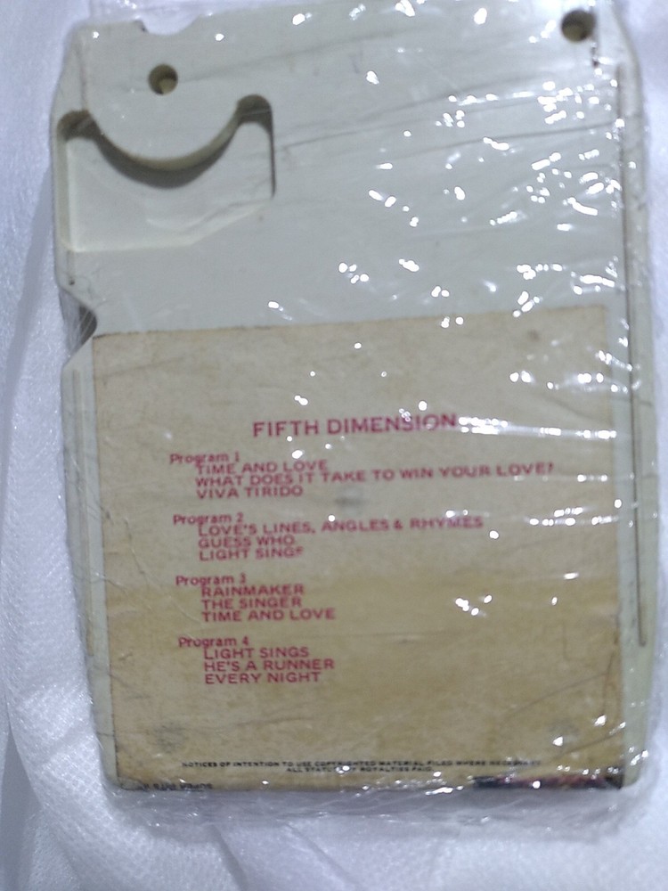 8 track tapes The 5 th Dimension SH 40