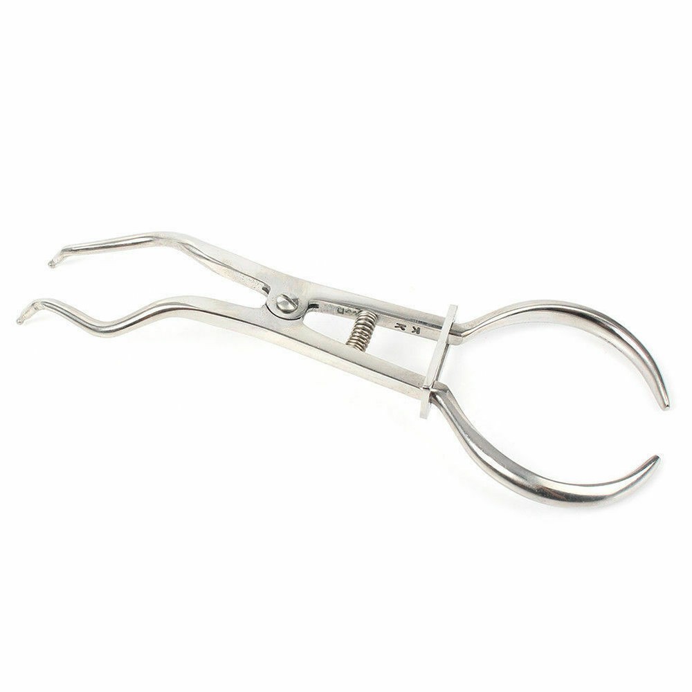 Dental 12 Pcs Basic Rubber Dam Kit Surgical Instruments Set Stainless