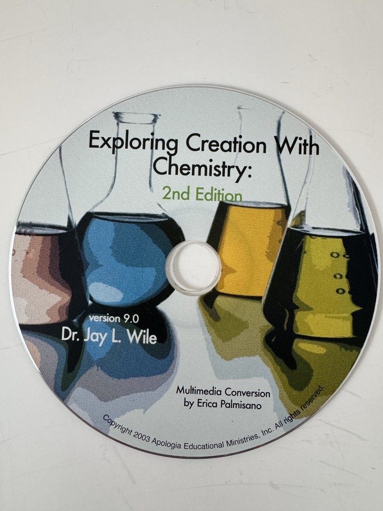 Exploring Creation with Chemistry 2nd Ed FULL COURSE Multimedia CD