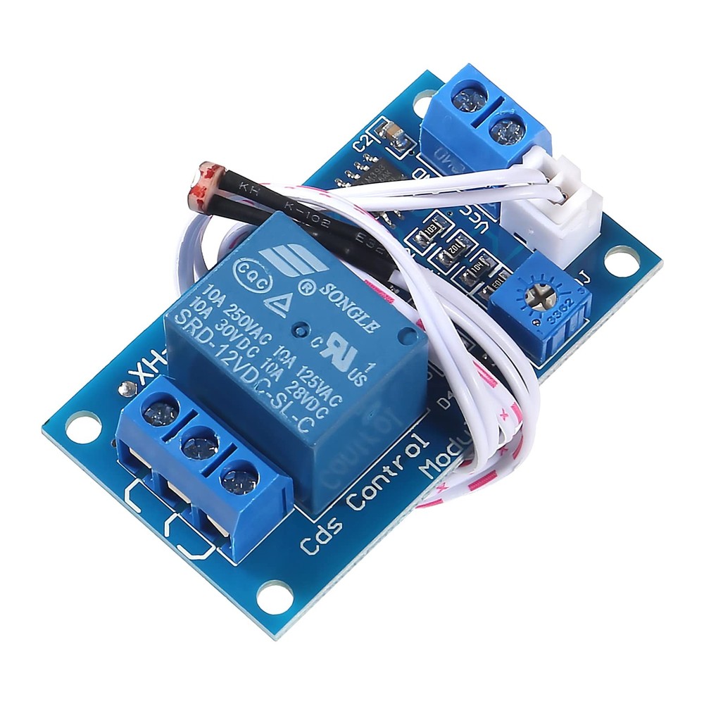 5PCS DC 12V Photoresistor Relay Module Light Sensor Automatic Control Switch 10A