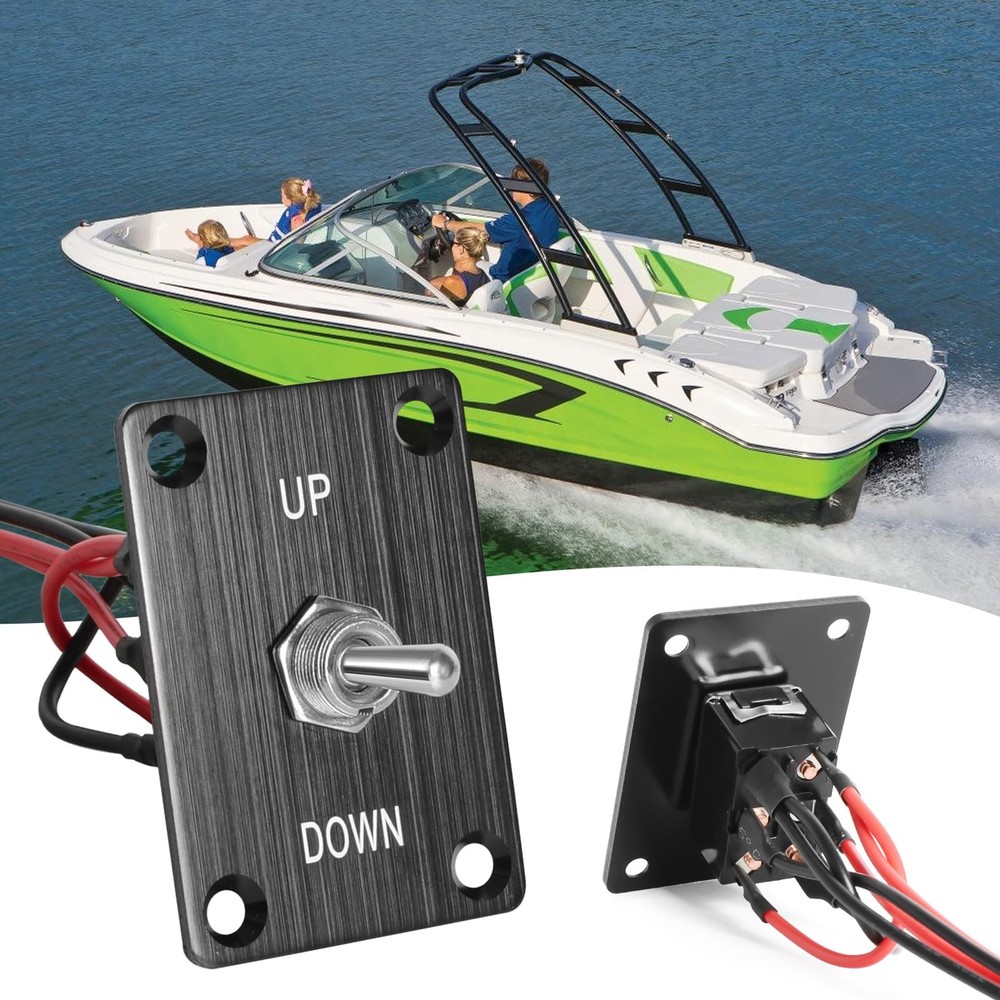 GUETNEU Button Switch Rocker Toggle Self Reset Up-Down, Up-Down