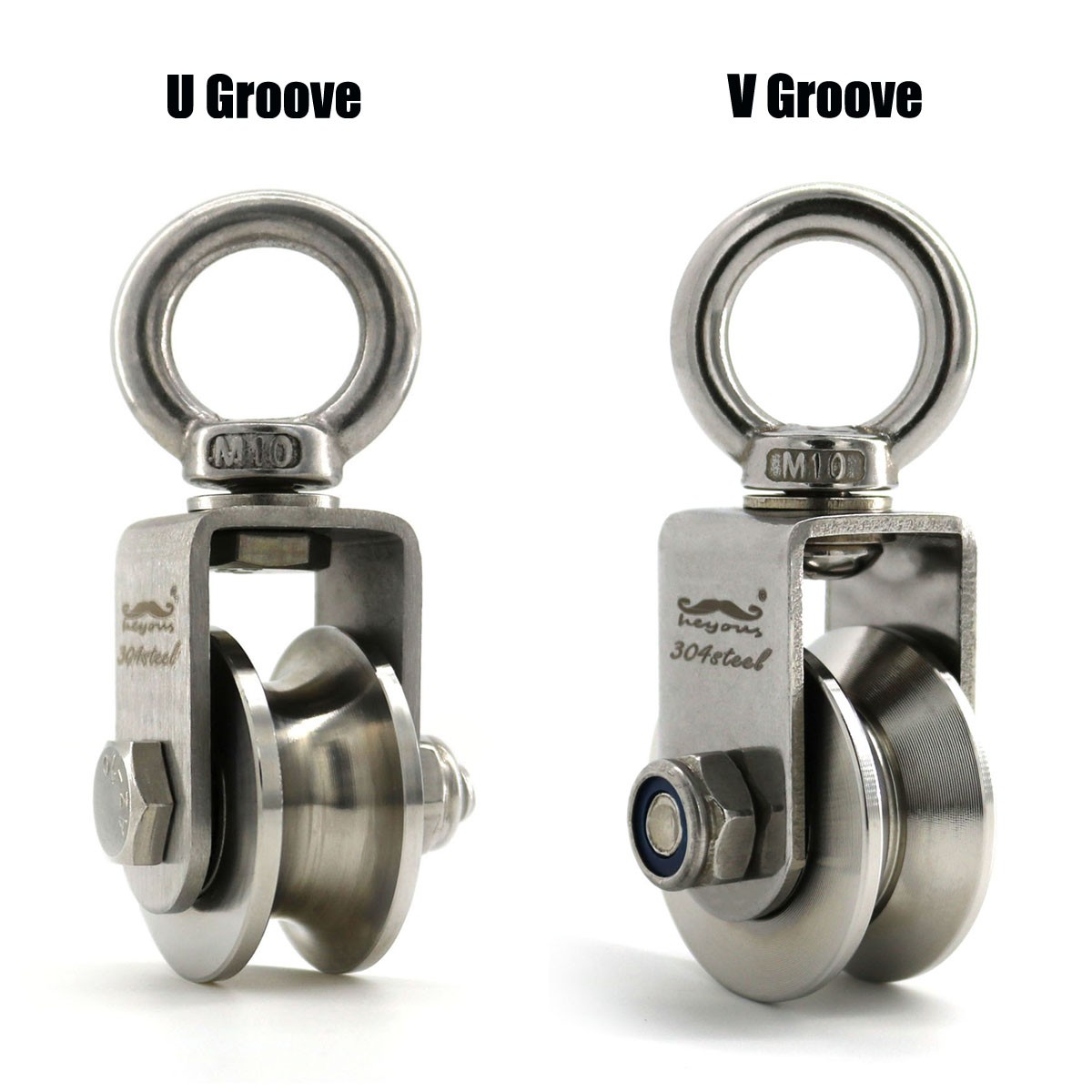 Wheel Bearing Pulleys for Rope Swivel Pulley Wheel Cable Rope Wire Pulley Block