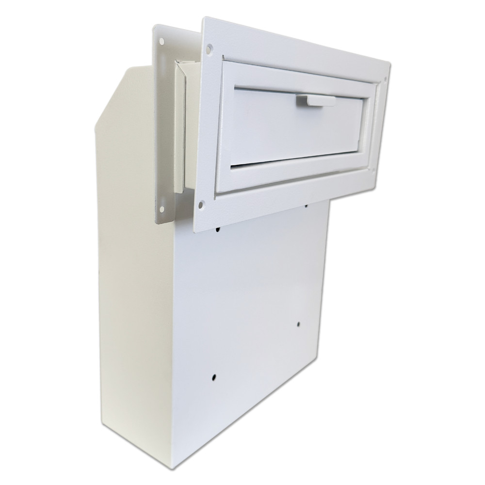 OPENBOX Through the Door Locking Mail Drop Box,Steel Theft Proof Payment Mailbox