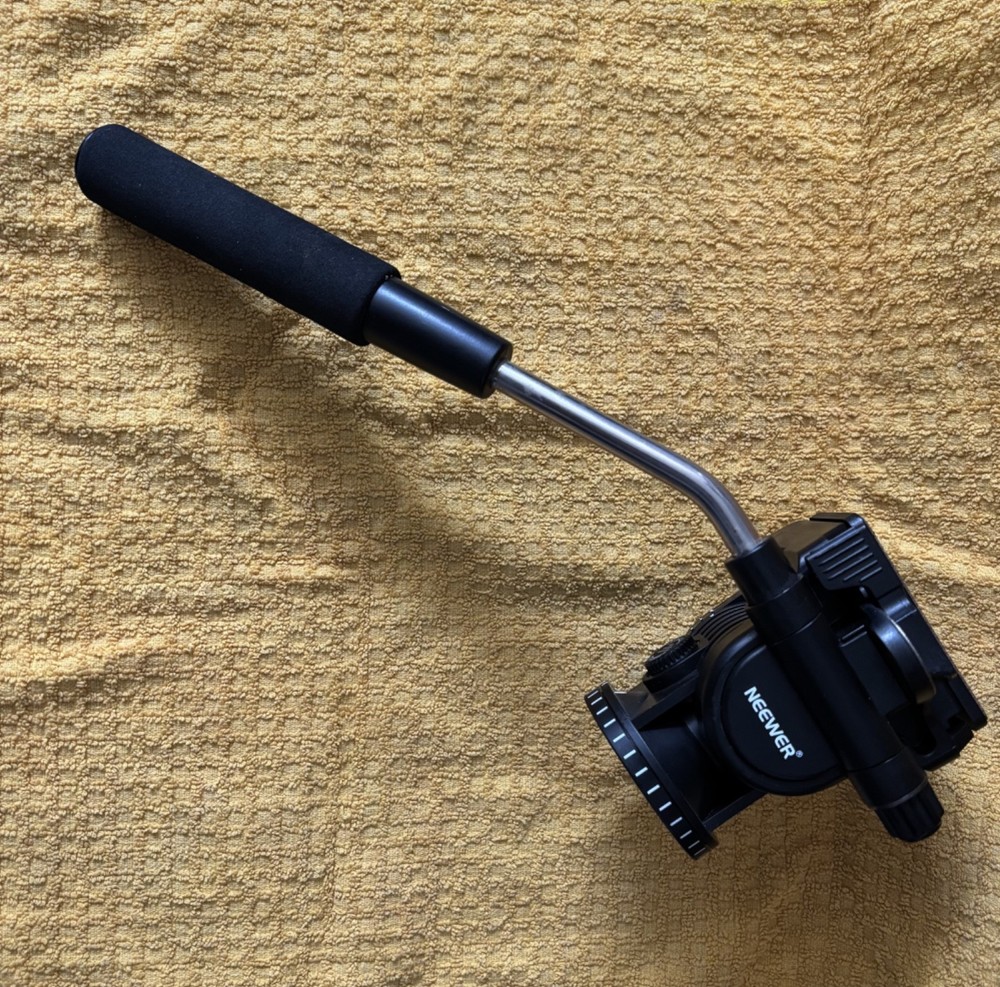 Fluid Video Head Camera Head for Camera with 1/4" Thread