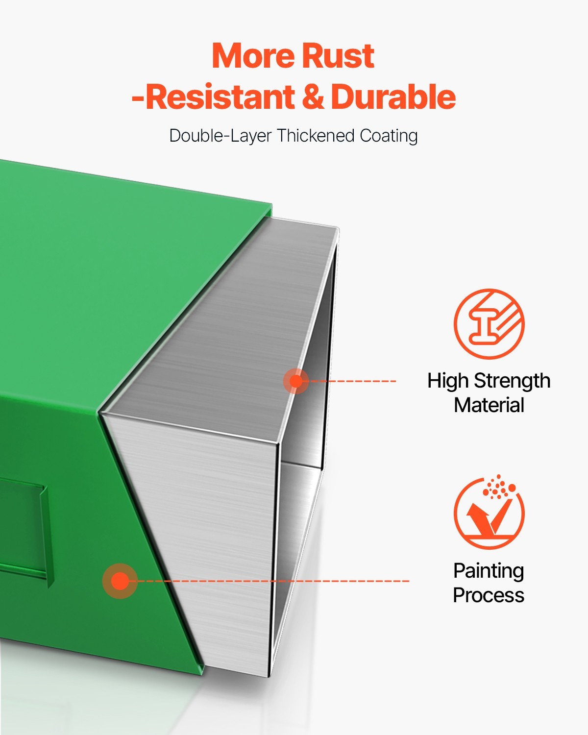 VEVOR Ballast Box 3 Point Category 1 Tractor Quick Tach Hitch Counterweight