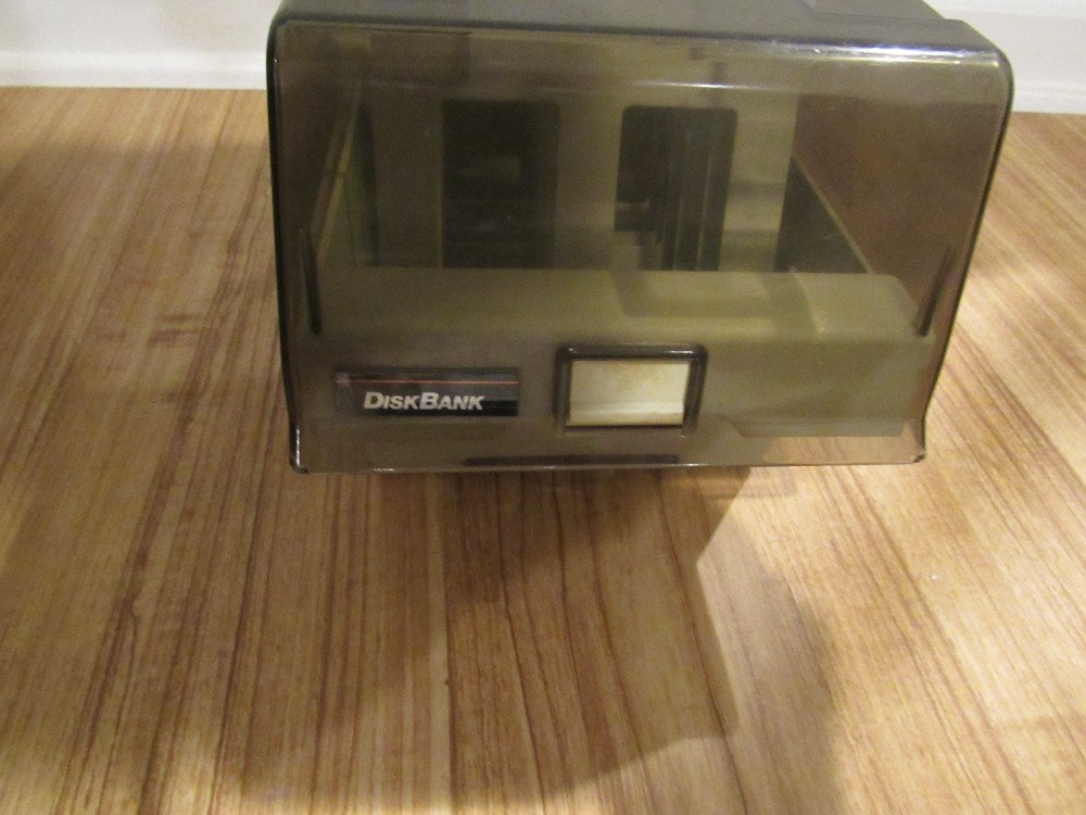 DISKBANK Floppy Disk Storage Box Case Holder