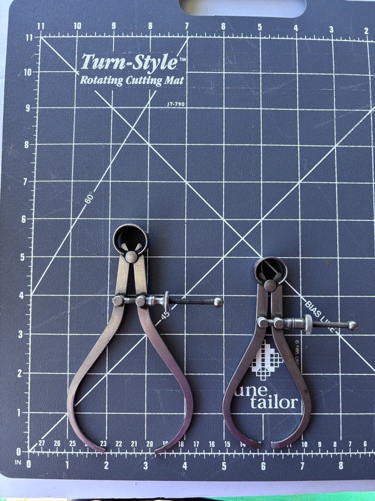 Starrett Spring Outside and Inside Calipers