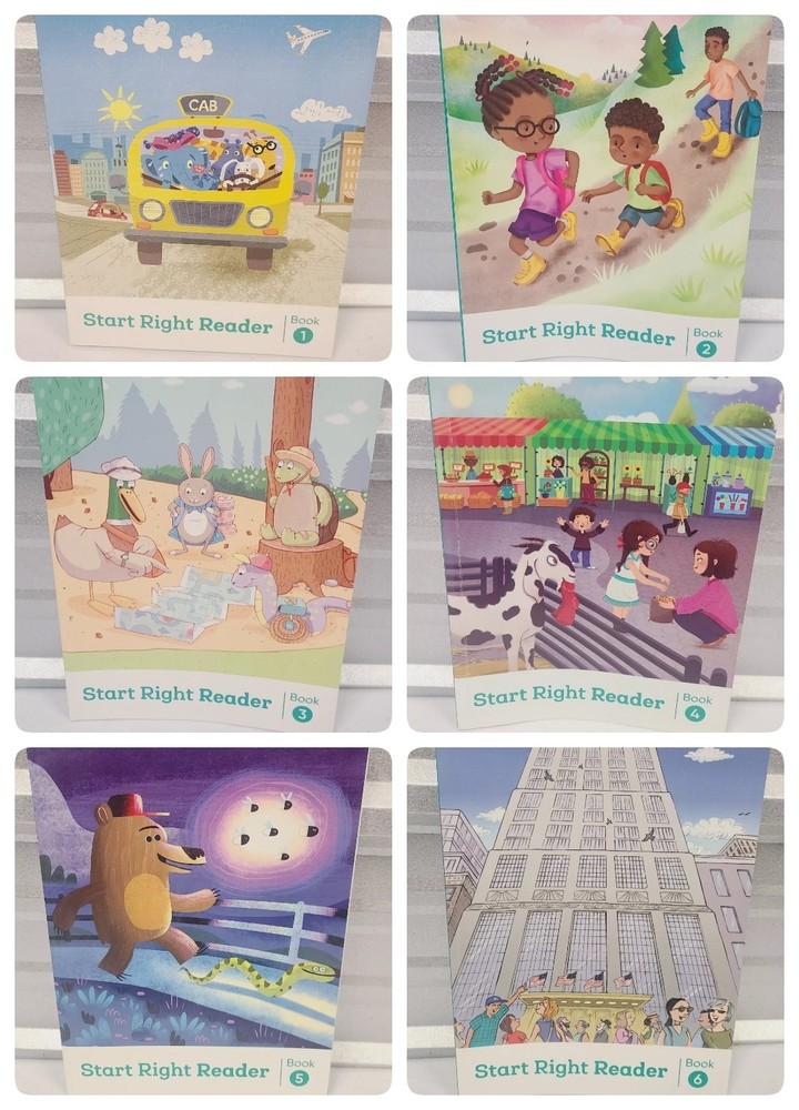 Start Right Reader (Grade 1) HMH Into Reading Volumes 1-6  *Nice!*